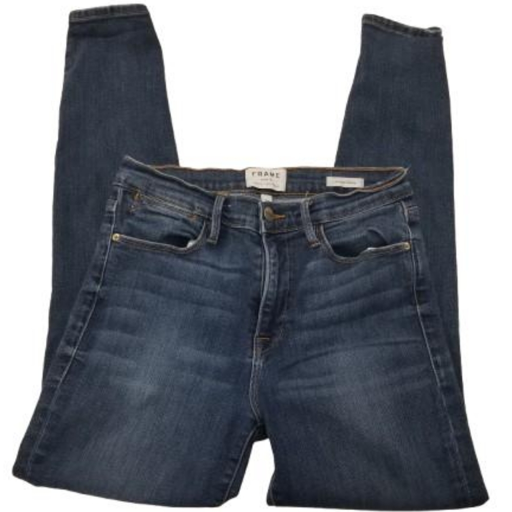 Frame Denim Women's Blue Le High Skinny Hoffman Jeans Size 29 Inseam 26